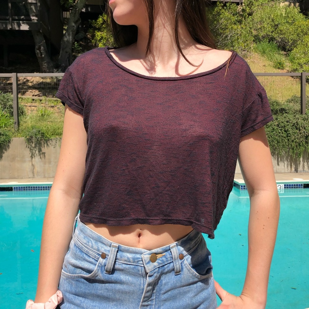 Burgundy Tee